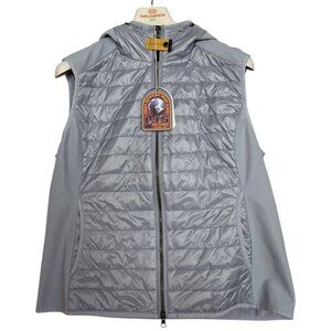 Parajumpers Vest‎ Womens Size XXL Blue Puffer Hooded Pockets